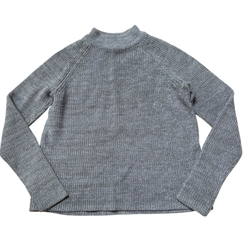 h&m gray long sleeve sweater size small